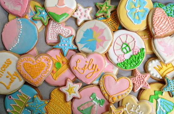 Beautifully decorated sugar cookies