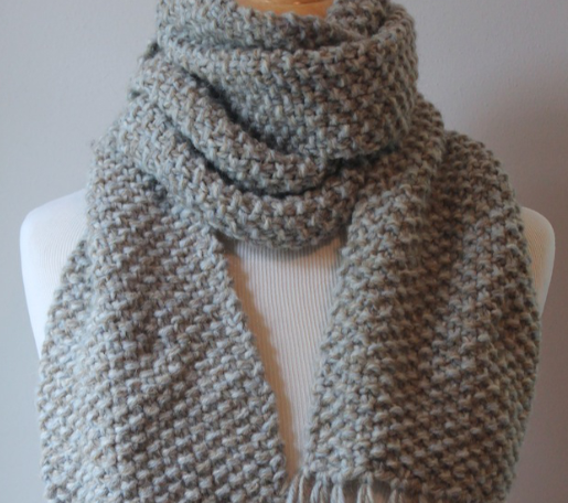 Hand-knitted Scarf