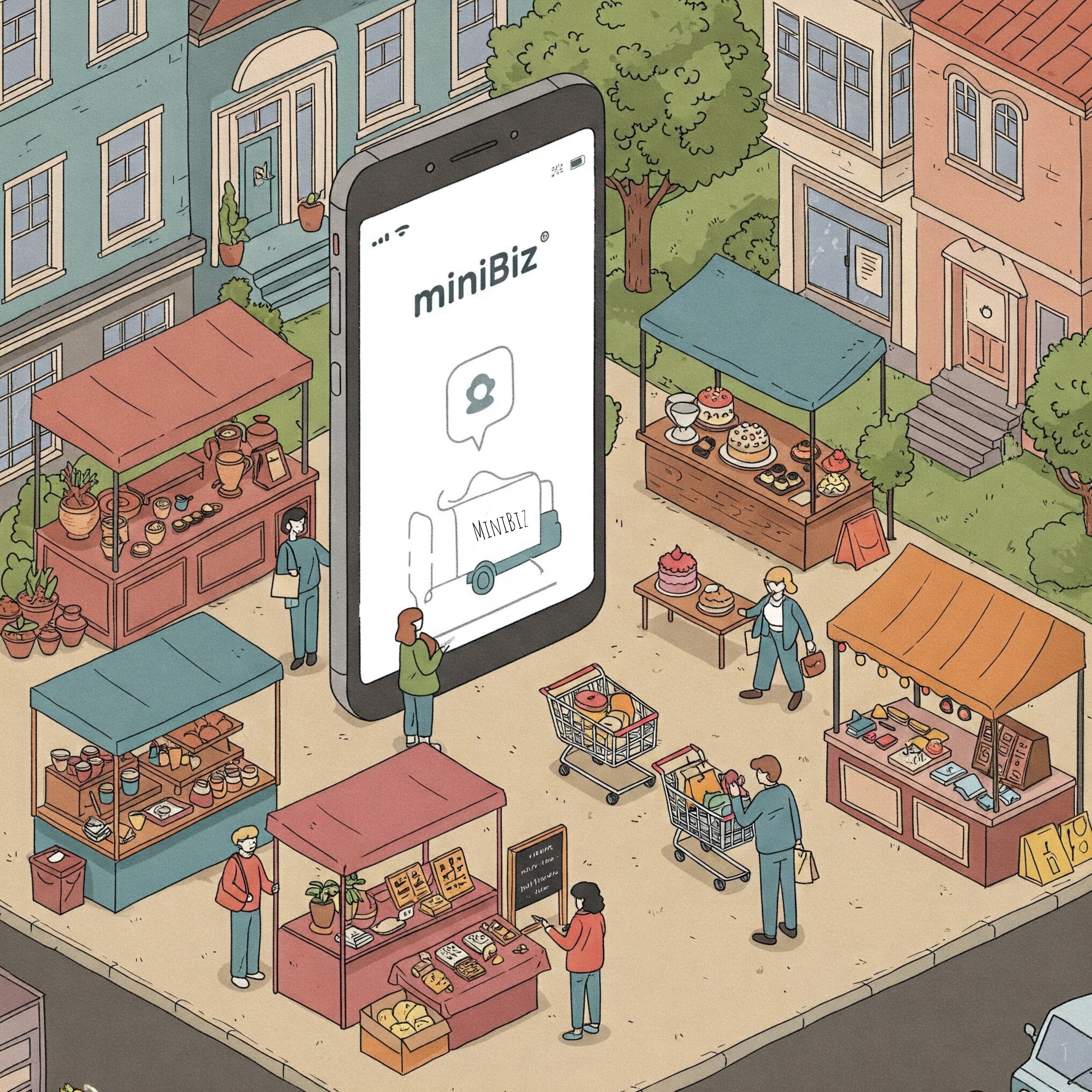 Plant growing representing business growth